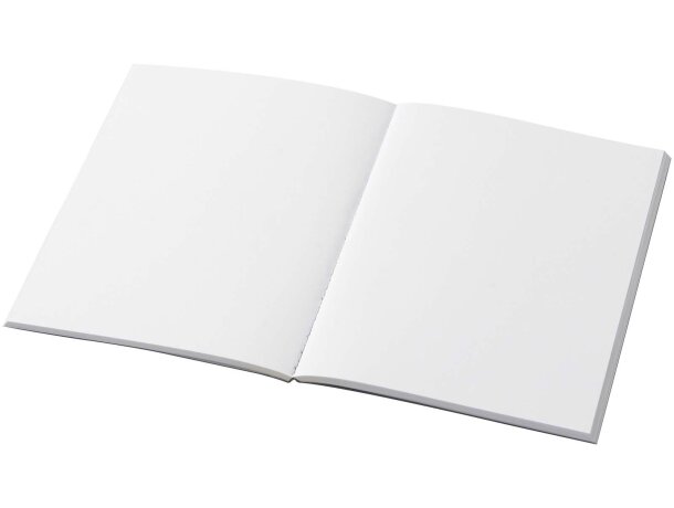 Libreta A6 tapa blanda Novella Austen papel FSC Gris detalle 18