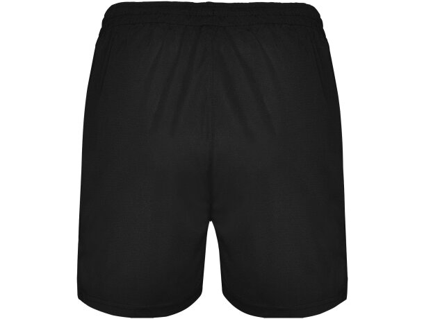 Pantalón corto deportivo infantil Player Roly poliéster Negro intenso detalle 2