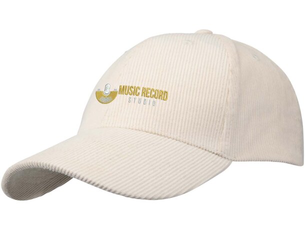 Gorra de pana reciclada Hutton con cierre ajustable detalle 10