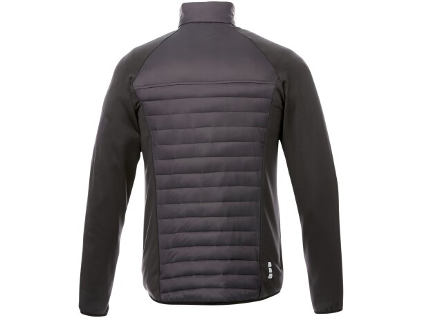 Chaqueta aislante híbrida de hombre Banff con plumón sintético Gris tormenta detalle 13