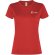 Camiseta deportiva mujer Slam Roly poliéster reciclado Rojo detalle 15