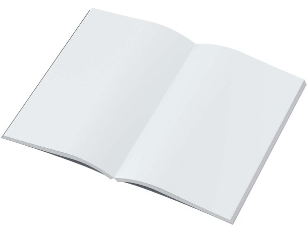 Libreta A5 tapa blanda metalizada Novella Austen Plateado detalle 8