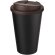 Americano® Eco Vaso reciclado de 350 ml con tapa antigoteo Marrón/negro intenso