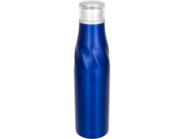 Botella de 650 ml con aislamiento de cobre al vacío y tapa antifugas Hugo Azul detalle 22