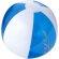 Pelota de playa lisa y transparente Bondi Azul transparente/blanco detalle 10