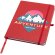 Libreta A5 Teak con tapa dura de tacto suave reciclado Rojo detalle 11
