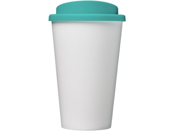 Vaso térmico Americano 350 ml con aislamiento de doble pared Blanco/aqua detalle 86