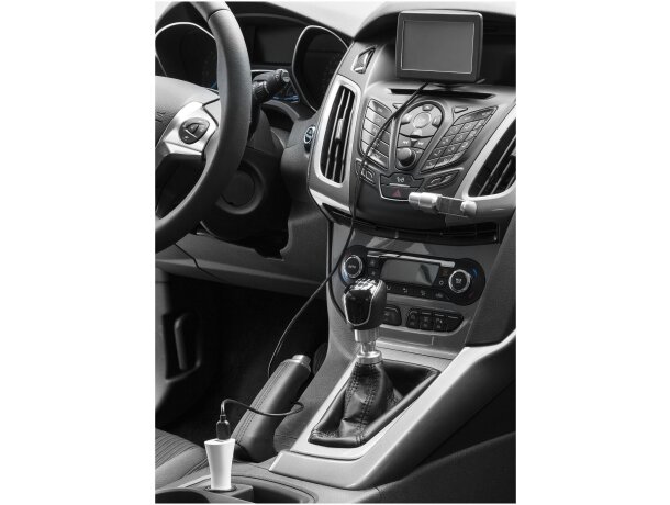Adaptador doble para coche con usb personalizada