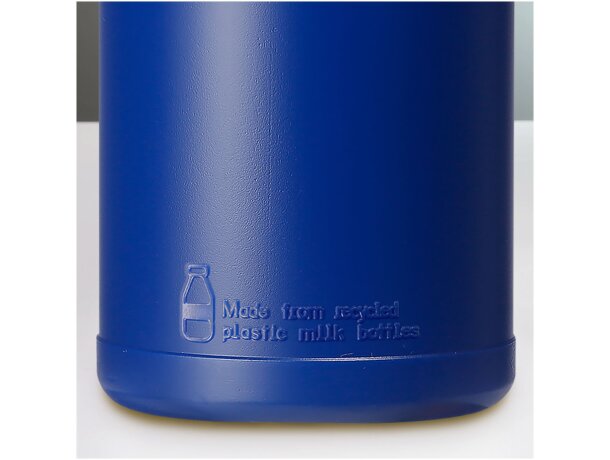 Bidón deportivo Baseline reciclado con tapa Flip 500ml Azul/azul detalle 3