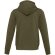Sudadera con capucha unisex Laguna algodón BCI y poliéster Verde bosque detalle 45