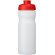 Baseline® Plus Bidón deportivo con tapa Flip de 650 ml Transparente/rojo detalle 3