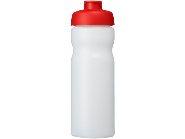 Baseline® Plus Bidón deportivo con tapa Flip de 650 ml Transparente/rojo detalle 2