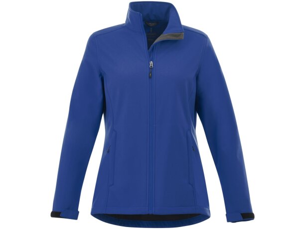 Chaqueta softshell de mujer Maxson impermeable transpirable Azul detalle 10