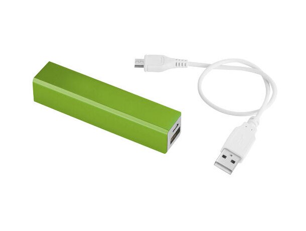 Bateria portatil de 2200mah 2 personalizada verde claro Bateria portatil de 2200mah 2 personalizada verde claro