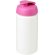 Baseline™ Plus Bidón deportivo con Tapa Flip de 500 ml con asa Blanco/rosa