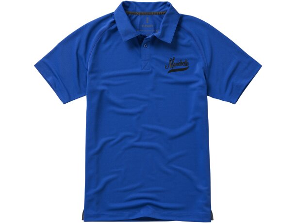 Polo unisex manga corta ottawa de Elevate 220 gr Azul detalle 16