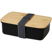 Fiambrera Mangi con tapa de bambú y plástico GRS