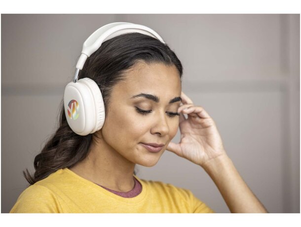Auriculares inalámbricos Bluetooth Alzir con plástico reciclado Negro intenso detalle 5
