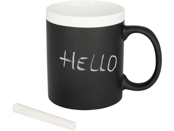 Taza de cerámica de 330 ml escritura tiza Chalk Blanco detalle 6