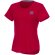 Camiseta de manga corta de material reciclado GRS para mujer Jade Rojo detalle 8