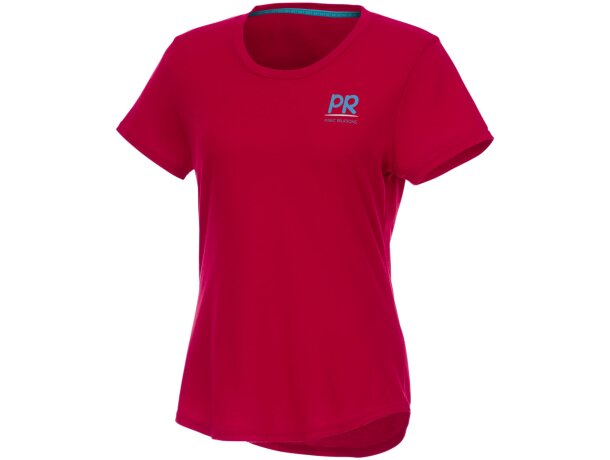 Camiseta de mujer personalizada poliéster 160 g/m2 Elevate Nxt Jade Rojo detalle 7