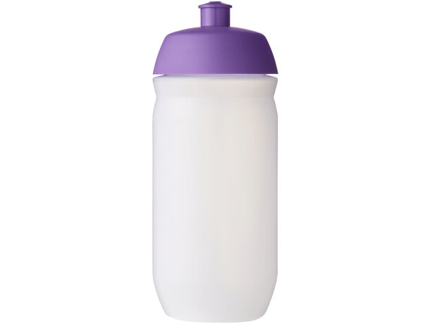 Bidones deportivos plástico mdpe estrujable Morado/transparente escarchado detalle 18