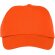 Gorra infantil de 5 paneles Feniks Kids Naranja detalle 15