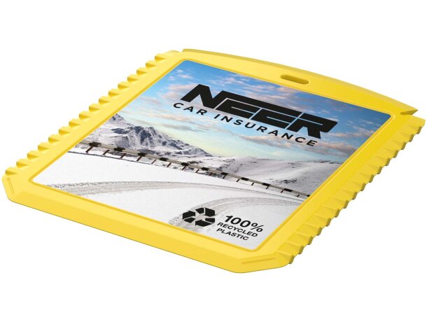 Rascador hielo rectangular reciclado Thrym Amarillo detalle 16