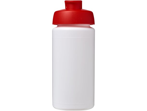 Baseline™ Plus Bidón deportivo con Tapa Flip de 500 ml con asa Blanco/rojo detalle 20