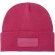 Gorro de lana con parche Boreas Magenta detalle 12