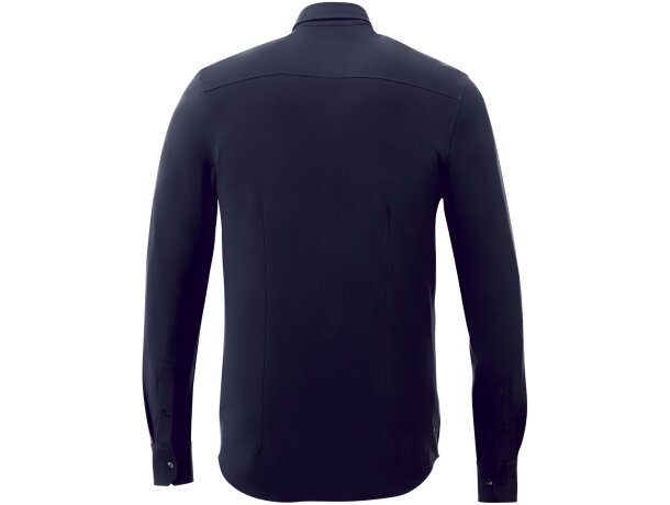 Camisa corporativa elastano 200 g/m2 Elevate Life Bigelow Azul marino detalle 13