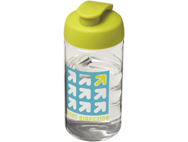 H2O Active® Bop Bidón deportivo con Tapa Flip de 500 ml Transparente/lima detalle 28