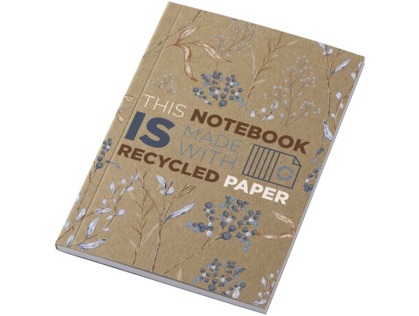 Libreta A6 tapa blanda craft Novella Austen Natural detalle 5