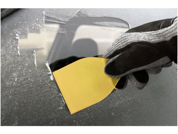 Rascador hielo reciclado Chilly para parabrisas Amarillo detalle 6