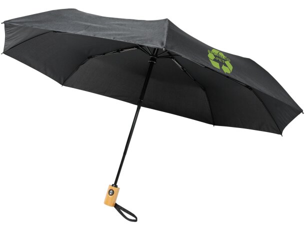 Paraguas automático plegable material reciclado PET de 21 Bo personalizado