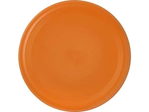Disco volador reciclado Crest en polipropileno post-consumo Naranja detalle 8