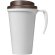 Taza térmica personalizada en pp 350ml Blanco/marrón detalle 1