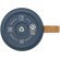 Taza acero inoxidable reciclado Bjorn con asa de madera Azul oscuro detalle 12