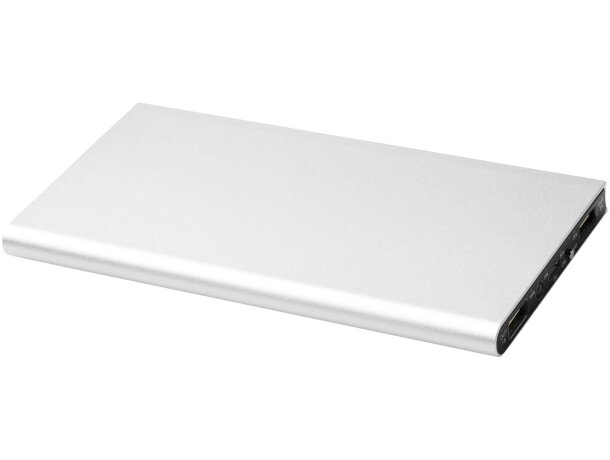 Batería externa de aluminio Plate 8000 mAh con USB tipo C Plateado detalle 13