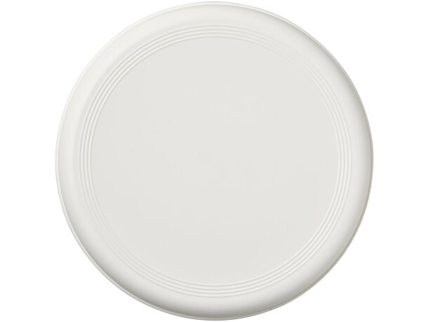 Disco volador reciclado Crest en polipropileno post-consumo Blanco detalle 2