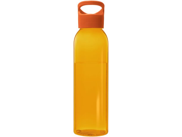 Botella de 650 ml con tapa de rosca personalizada personalizado naranja