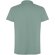 Polo manga corta unisex Cobain Roly acabado vintage Verde oscuro detalle 9