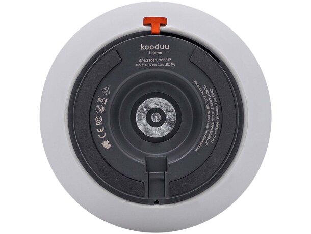 Lámpara portátil Kooduu Loome recargable con luz regulable Blanco detalle 11