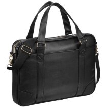 Maletín vinilo negro 15.6 con área de impresión