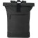 Mochila enrollable 16L con material reciclado certificado GRS Negro intenso detalle 2