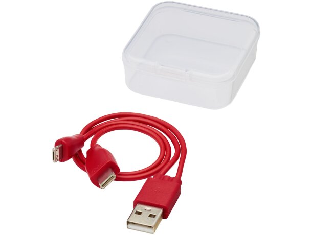 Cable de carga reversible 3 en 1 Ario Negro intenso detalle 15