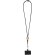 Lanyard para smartphone Adhab con detalles de bambú Negro intenso detalle 3