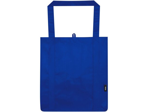 Bolsa tote non woven RPET Liberty con certificado GRS Azul real detalle 12
