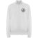 Sudadera cremallera completa unisex Ulan de Roly Blanco detalle 1