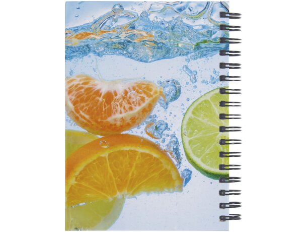 Cuaderno A6 Wire-o y tapa dura Blanco/negro intenso detalle 2